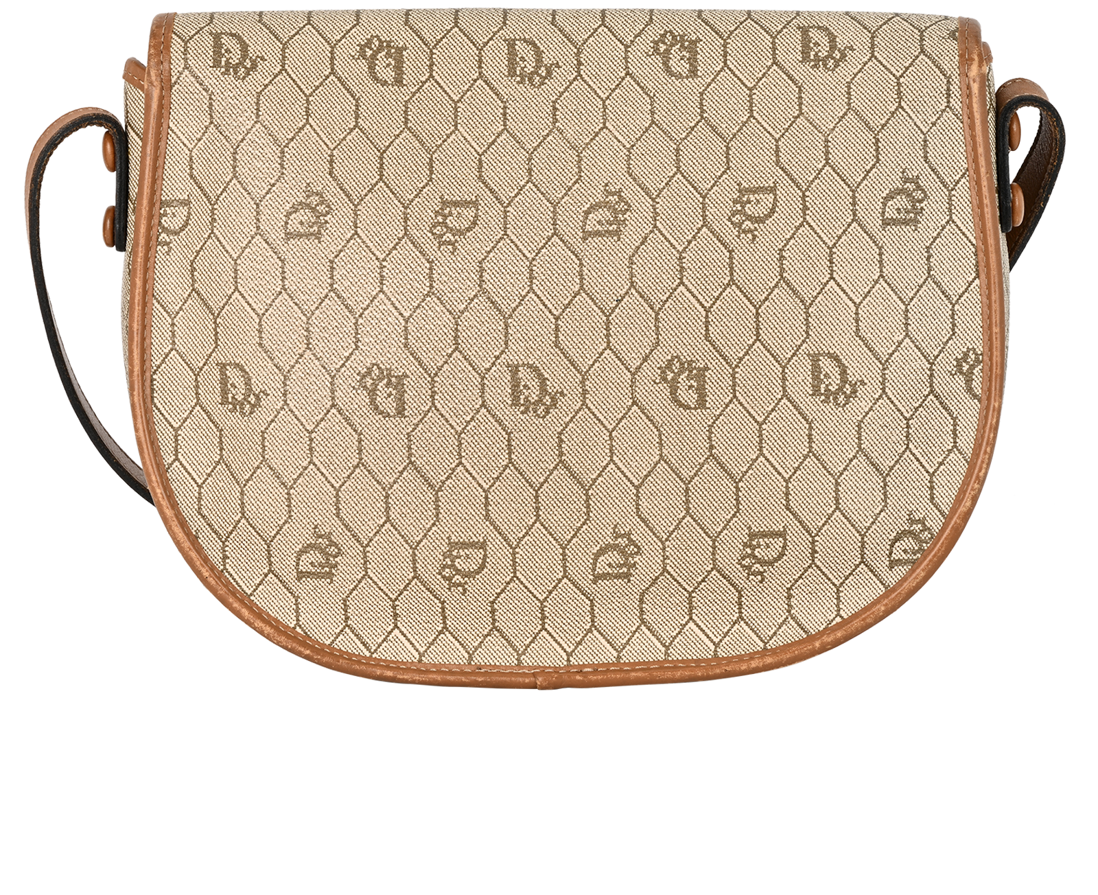 Honeycomb Crossbody, &pound;250, Handbags, Beige, PVC, Back view